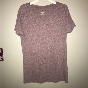 Purple short sleeved tee